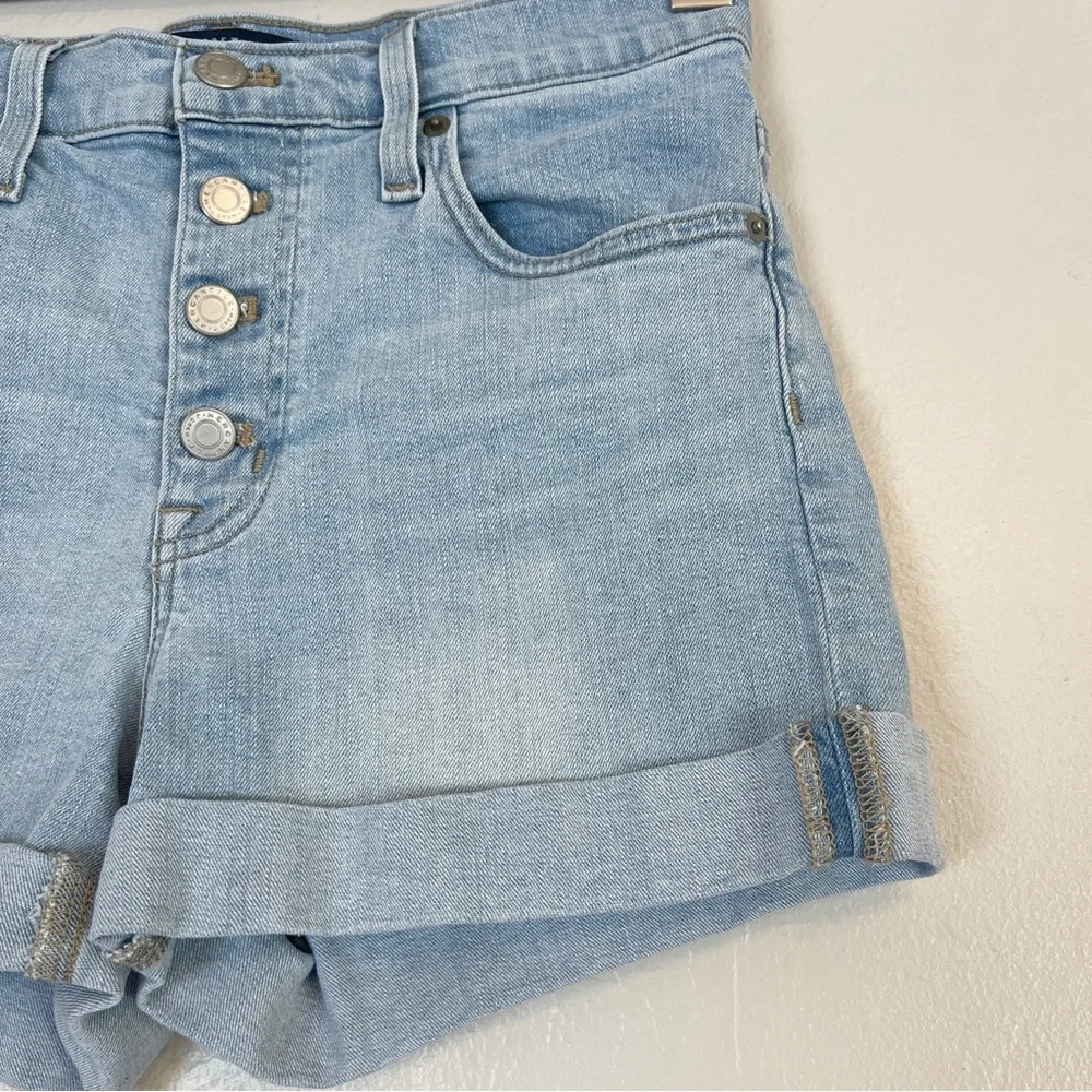 ✖️SOLD✖️•J.CREW• Button Front High Rise Denim Shorts L4673 Size 25 - Picture 5 of 10